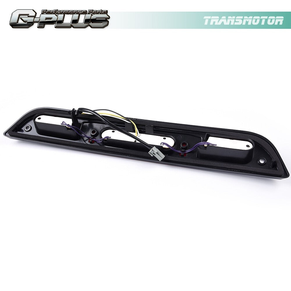 Rear LED Third Brake Light Cargo Light Fits 15 - 19 for F150 Clear Red Lens - v