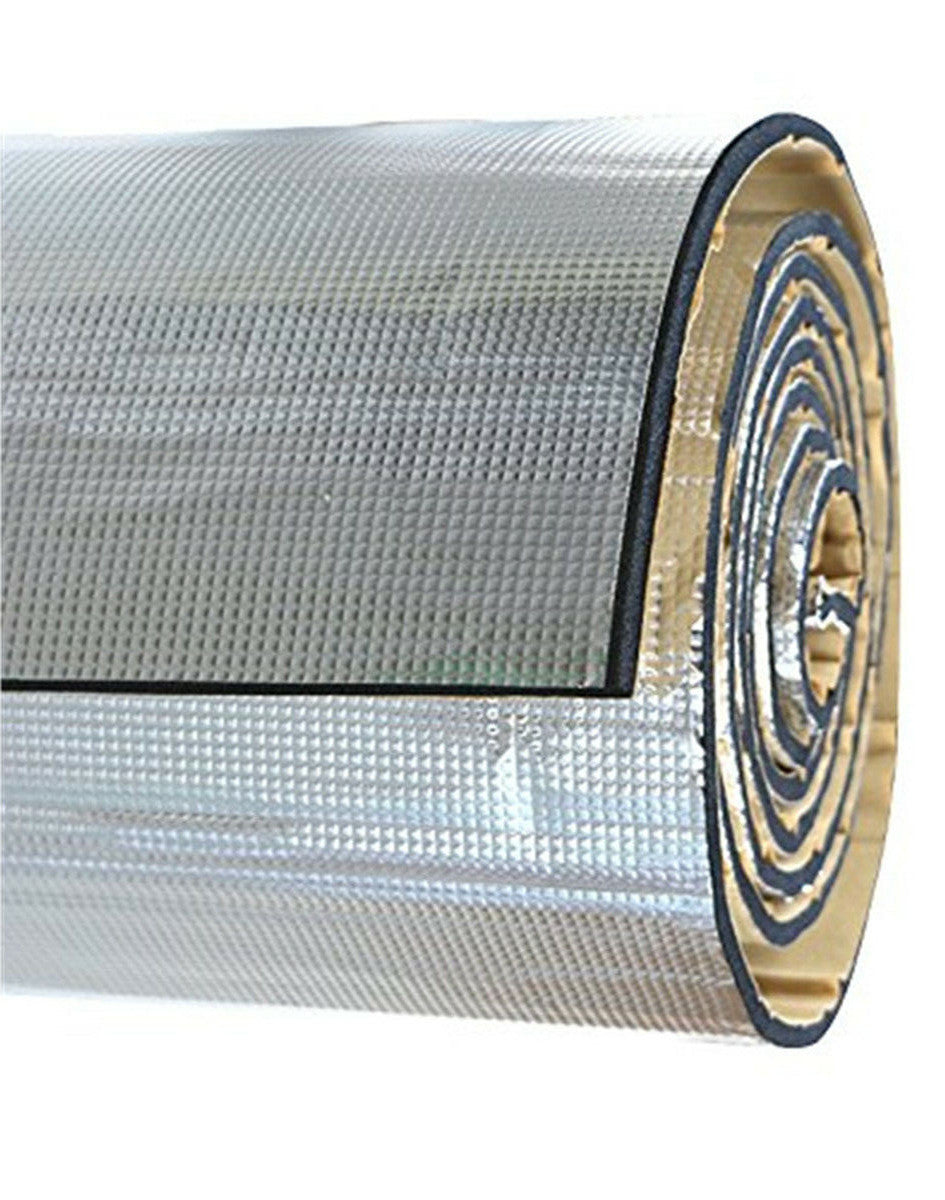 Car Sound Deadener Pad Cotton Dampening Foam Heat Barrier Mat Aluminum Sheet