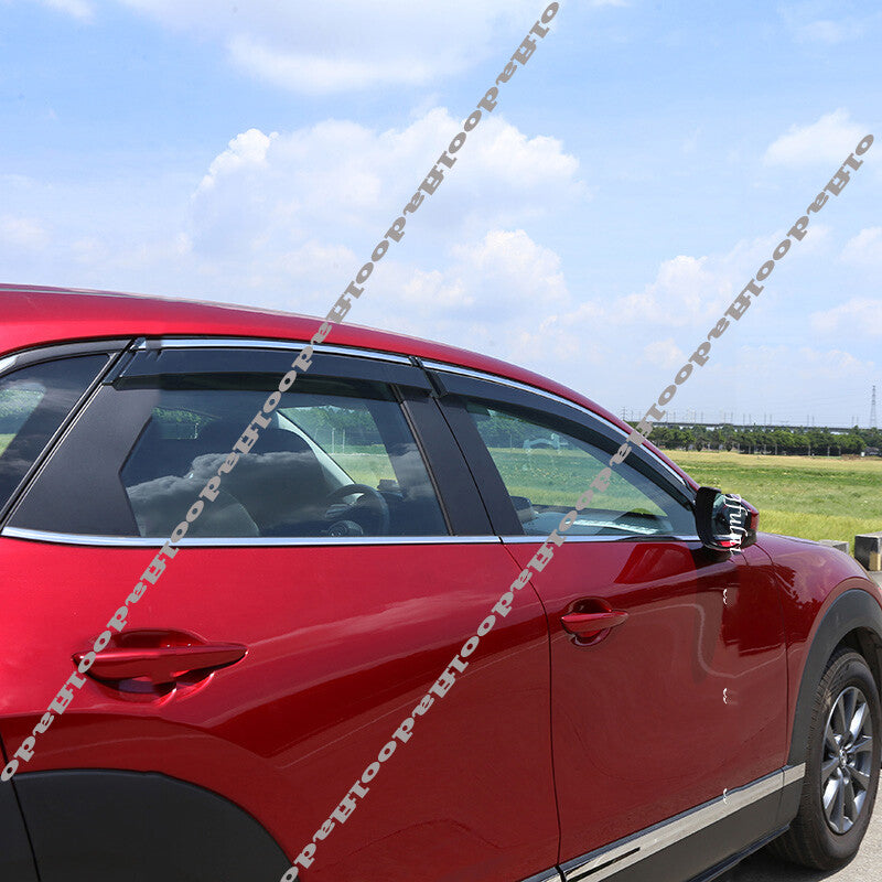 for mazda CX-30 2020-2022 Car Window Visor Vent Sun Shade Rain Guard Door Visor