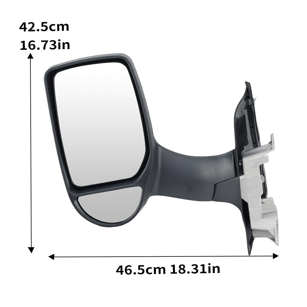 F¨¹r for Ford Transit MK6 MK7 00-13 Au?enspiegel Manuelle Faltung R¨¹ckspiegel Links