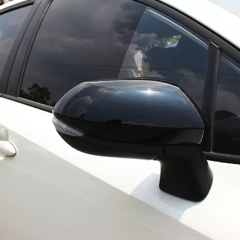 2PCS Fit for Corolla 2019-2024 Bright Black Side Mirrors Rearview Cover v