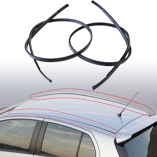 2Pcs 75551-52130 For 2007-2011 for Toyota Yaris Hatchback Roof Drip Molding Trim