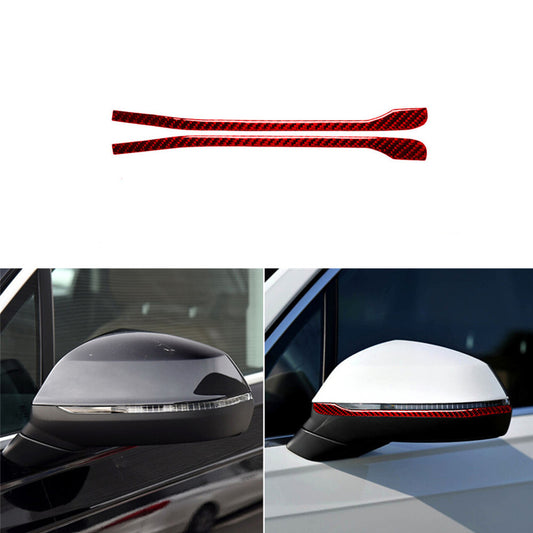 Red Carbon Fiber Steering Wheel Lower Cover Trim For Camaro 2016-2018 v