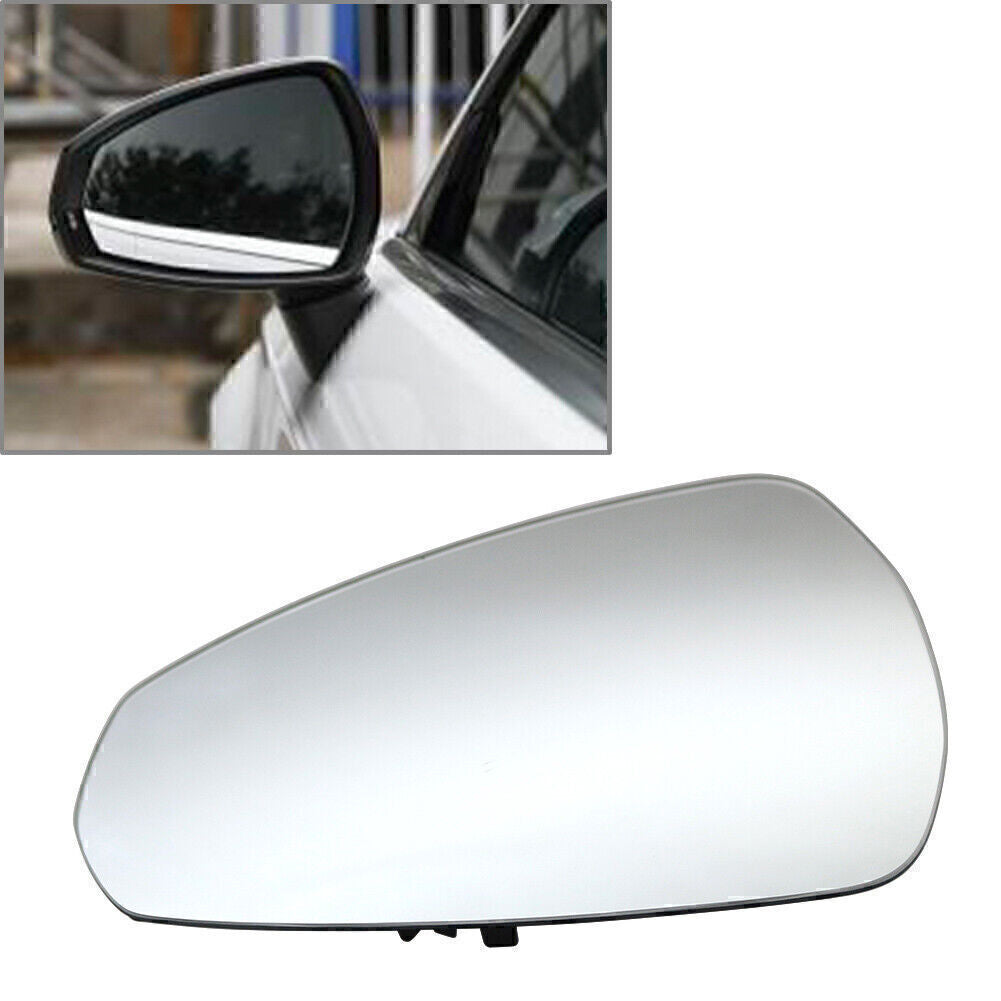 1PC Front Left Outside Mirror Replacement Glass for AUDI A3 2014-2020 8V0857535E