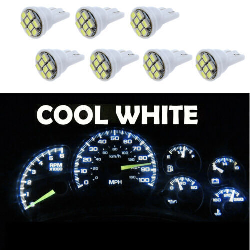 Instrument Cluster LED Bulbs, White, for Chevy for GMC 99-02 Silverado Truck Q