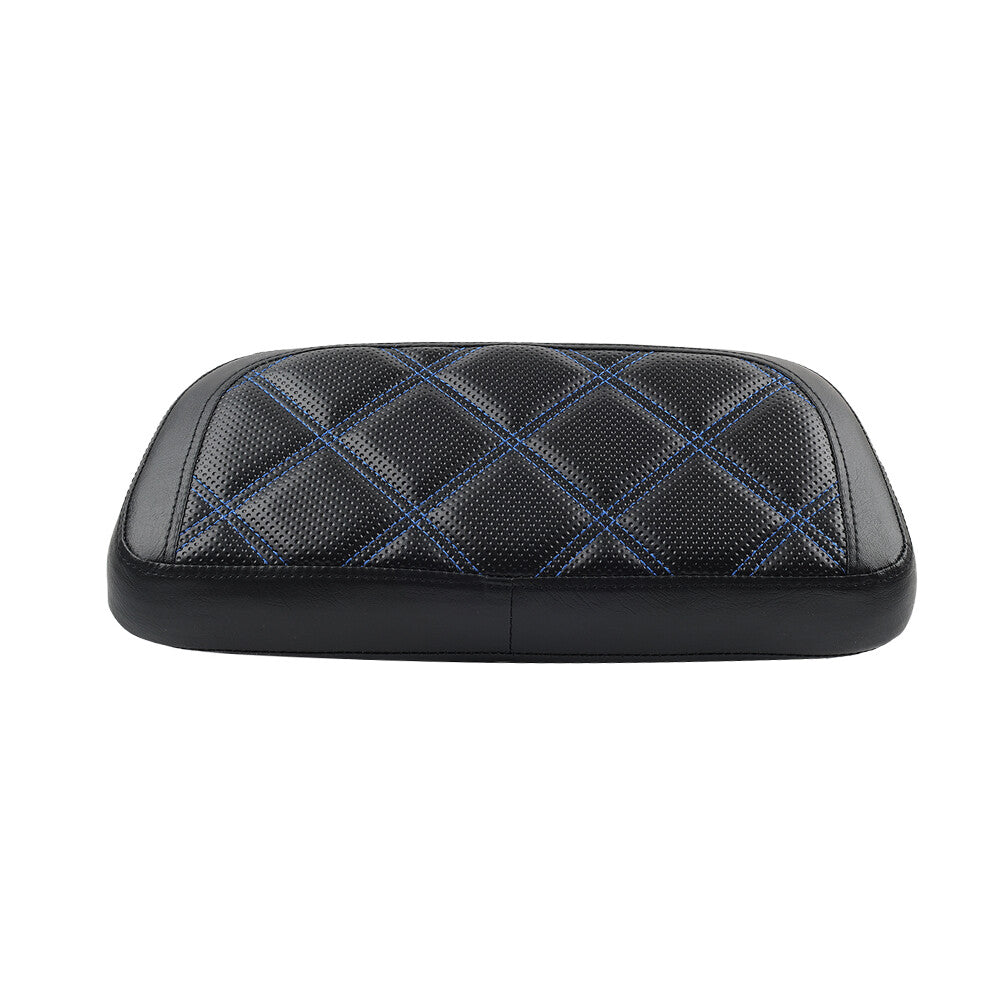 PU Leather Tour Pak Trunk Backrest Pad Fit for Harley Street Road Electra Glide 14+ Q