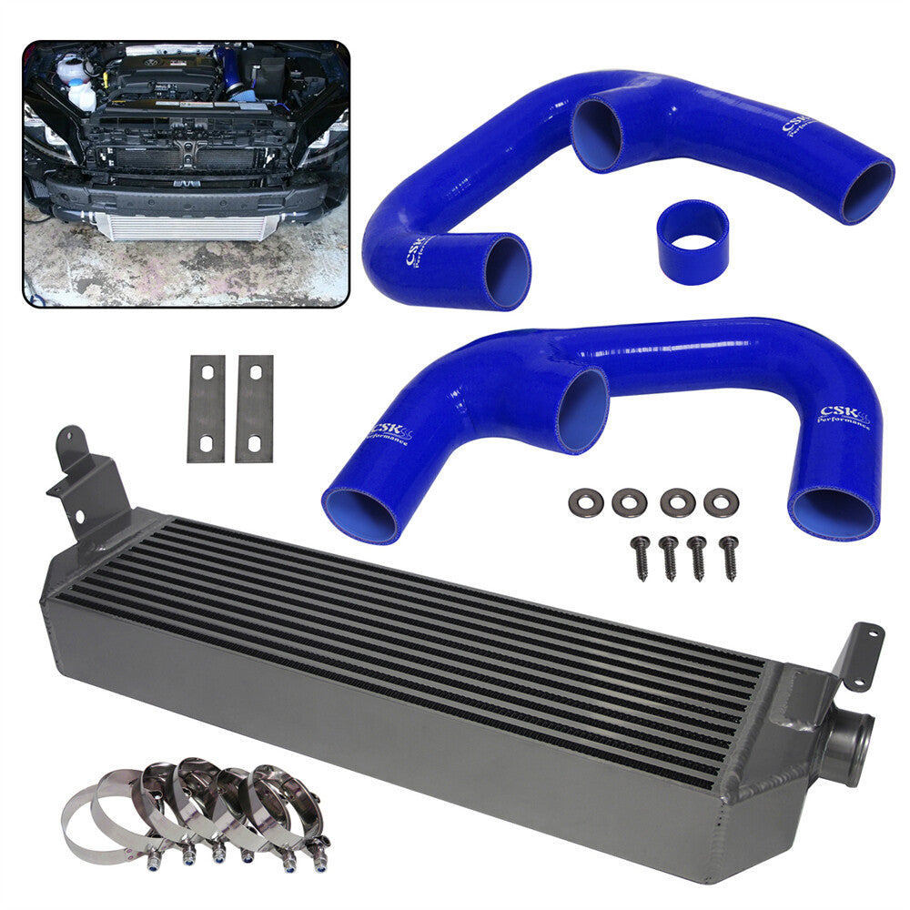 FMIC Twin Intercooler Upgrade+ Hose Kit for Volkswagen for Golf R GTI MK7 2015-2017