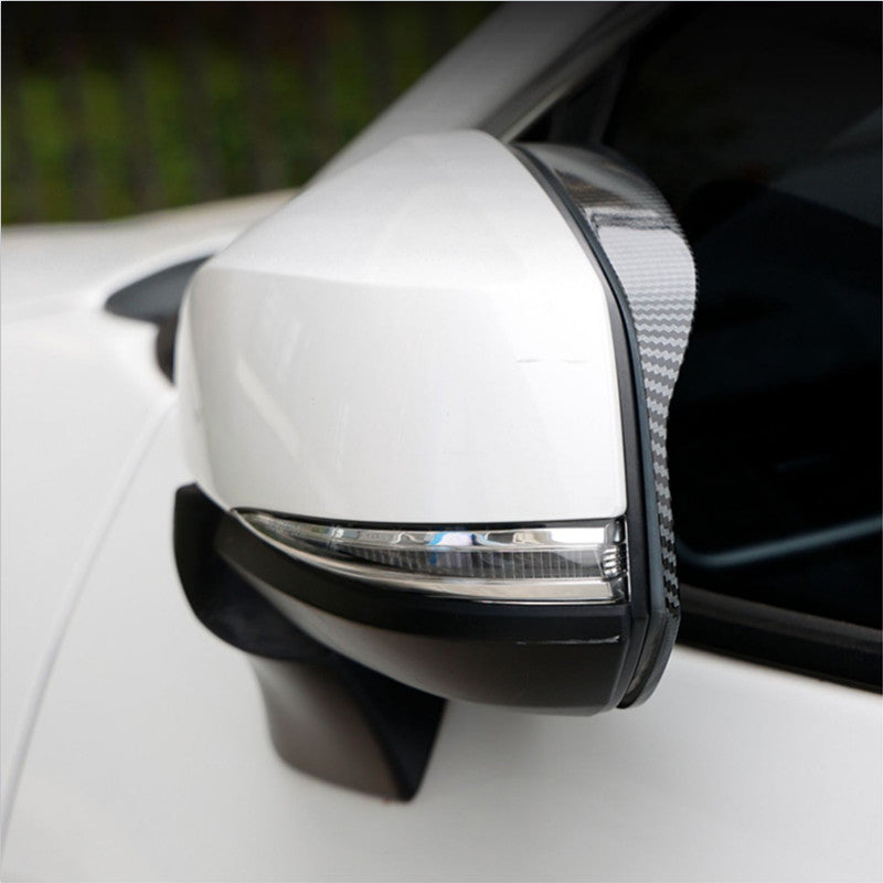 For Tacoma 2016-2023 Carbon Fiber Mirror Rain Eyebrow Trim v