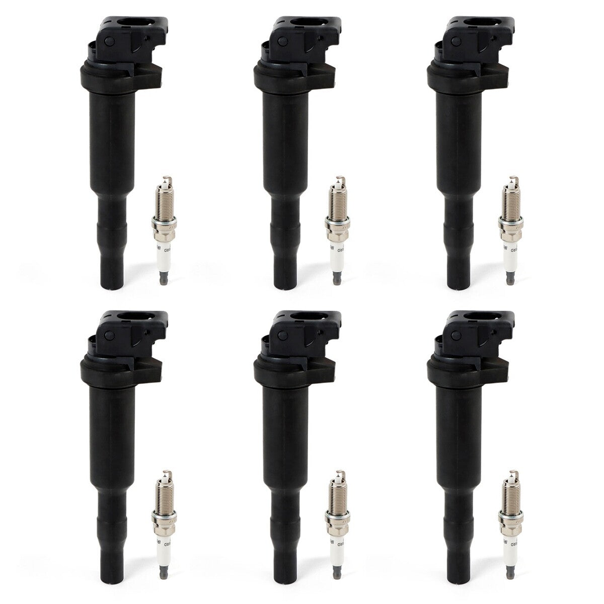 6PCS Ignition Coils  Spark Plugs for BMW 228i 320i 328i 428i 528i 535i UF592