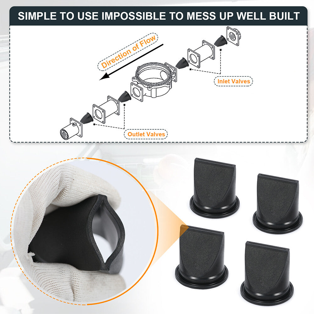 Pump Bellows Kit Replace For Dometic Sealand S, T, J, VHT Vacuum Pump 385230980