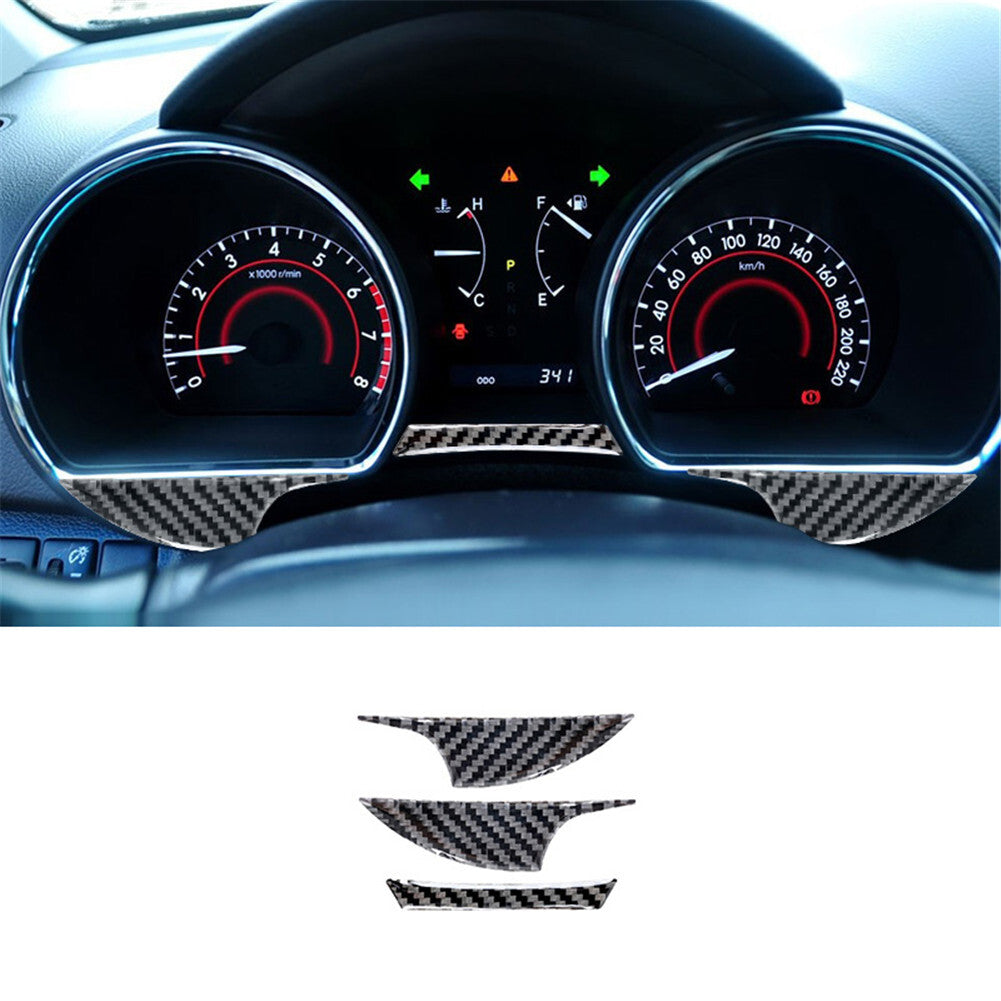 2X Red Carbon Fiber Rear Door Panel Decorative Strip for Jeep for Wrangler 2007-2010 v