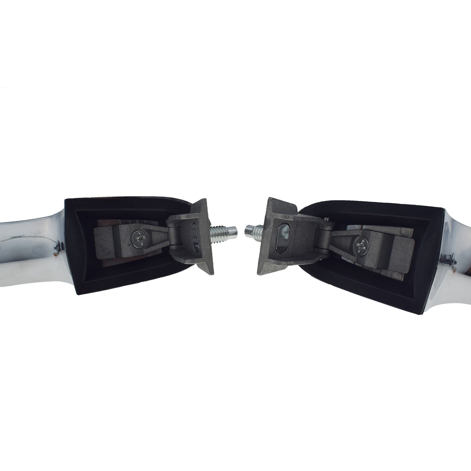 Front Left and Right Side Outside Door Handle for CHRome Pair Suitable for for Fiat 500 2012 - 2017- v