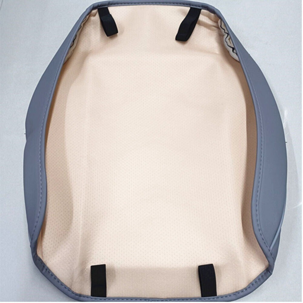 Gray PU Leather Car Front Cover Full Surround for Seat Cushion Protector Accessories n