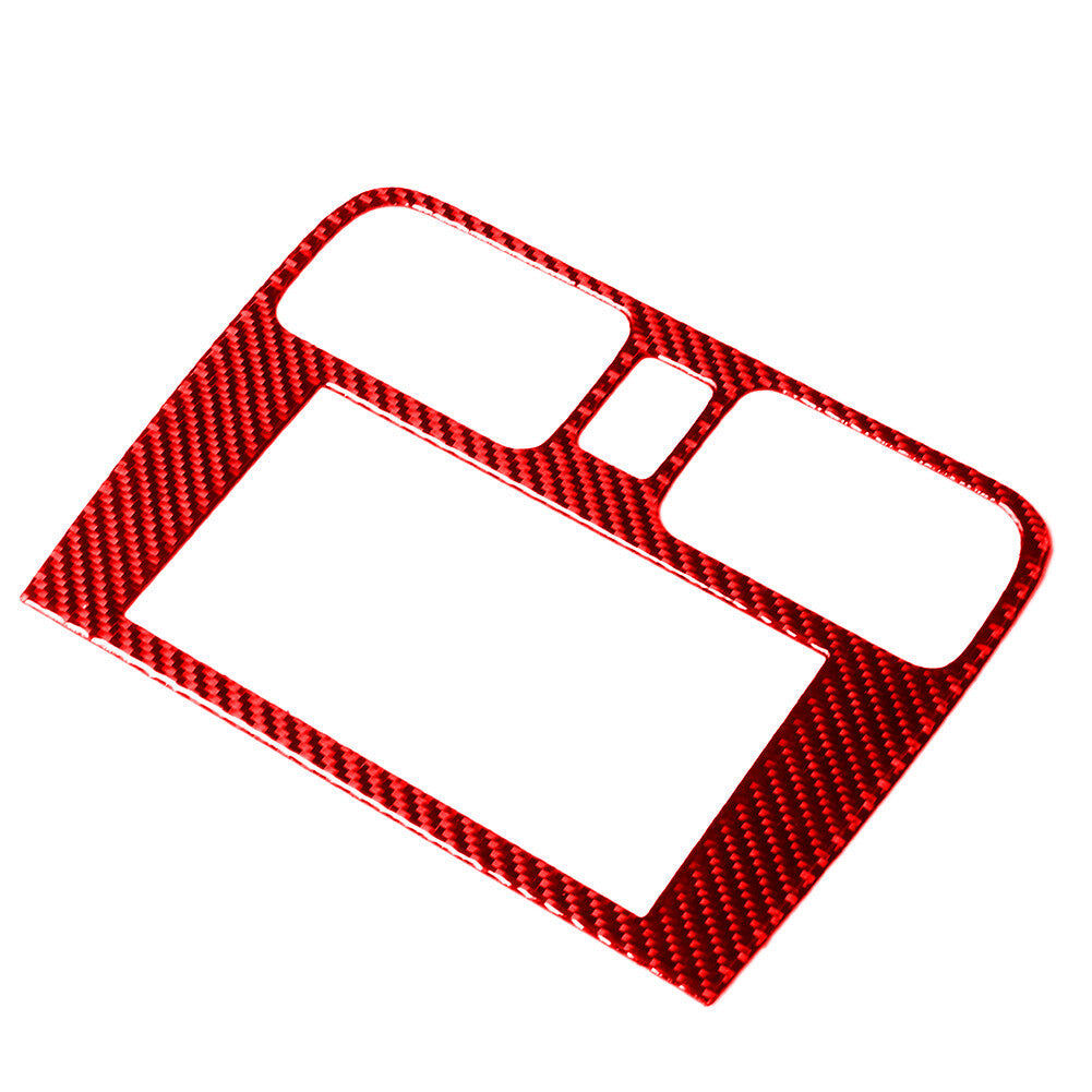 4Pcs Red Carbon Fiber Door Handle Trim Cover Panel for Chevy Impala 2014-2020 v