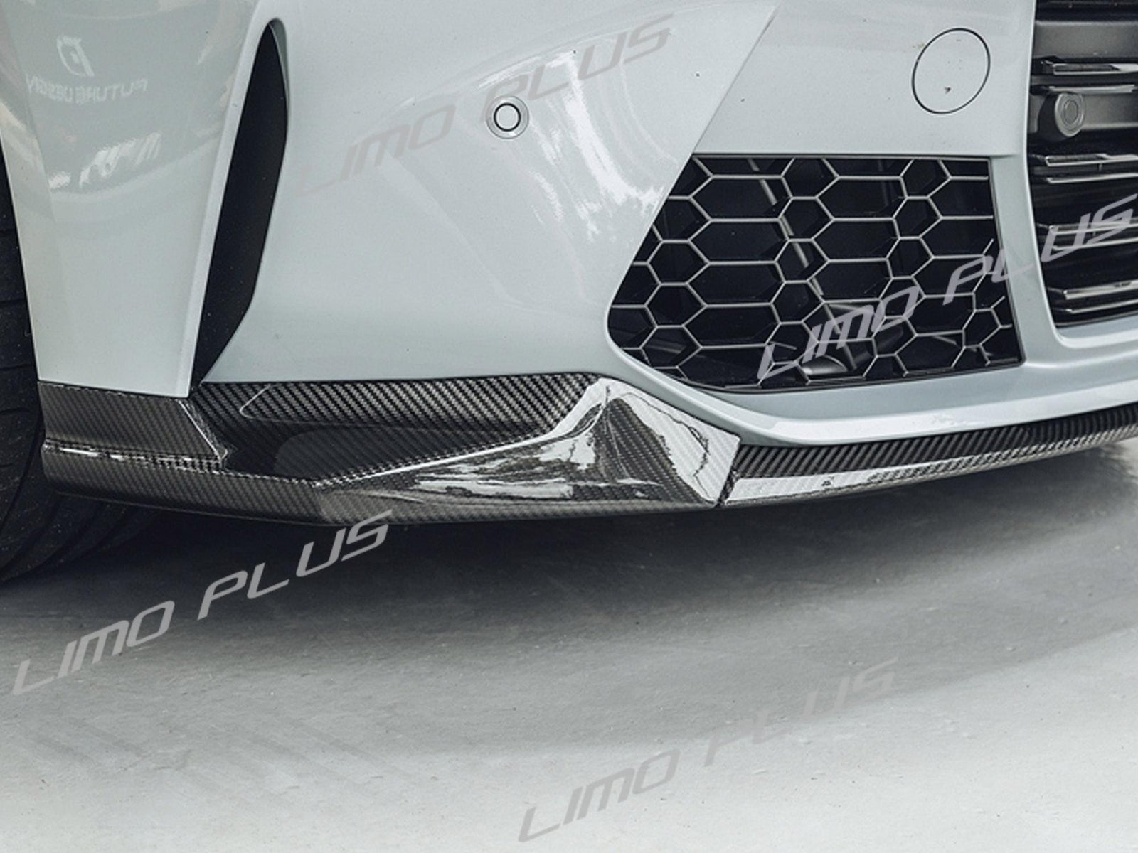 For 21-24 for BMW G80 M3 G82 M4 Performance Style Carbon Lok Front Bumper Lip Kit Q