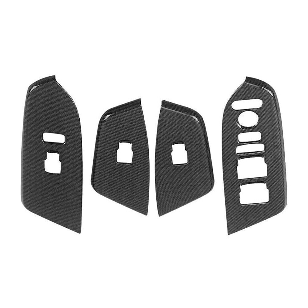 Interior Door Armrest Cover Trim Carbon Fiber Fit for Honda CRV CR-V 5th 2017-2019