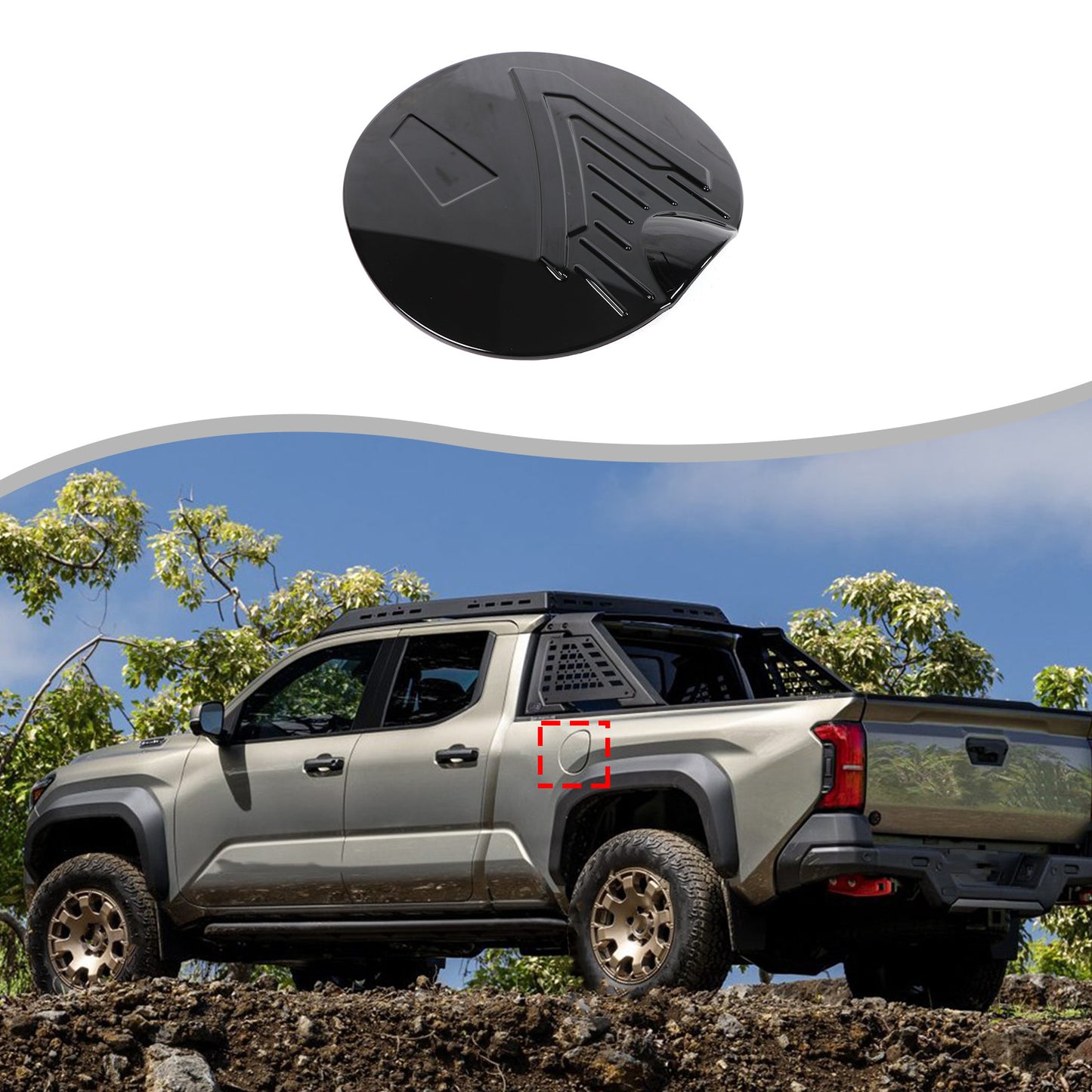 ABS Center Console Armrest Storage Box Breakaway Tray for Tundra 2022 - 23- v