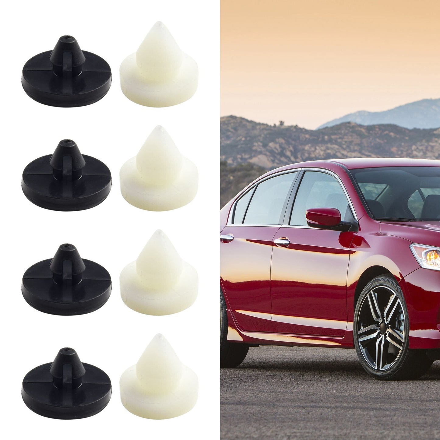 8Pcs Car Brake Clutch Pedal Stopper Bushing for for Civic For Accord v