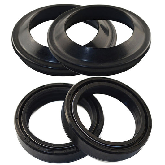 Front Fork Damper Shock Absorber + Fork Dust Oil Seal 43x55x11mm Fits Universal Q