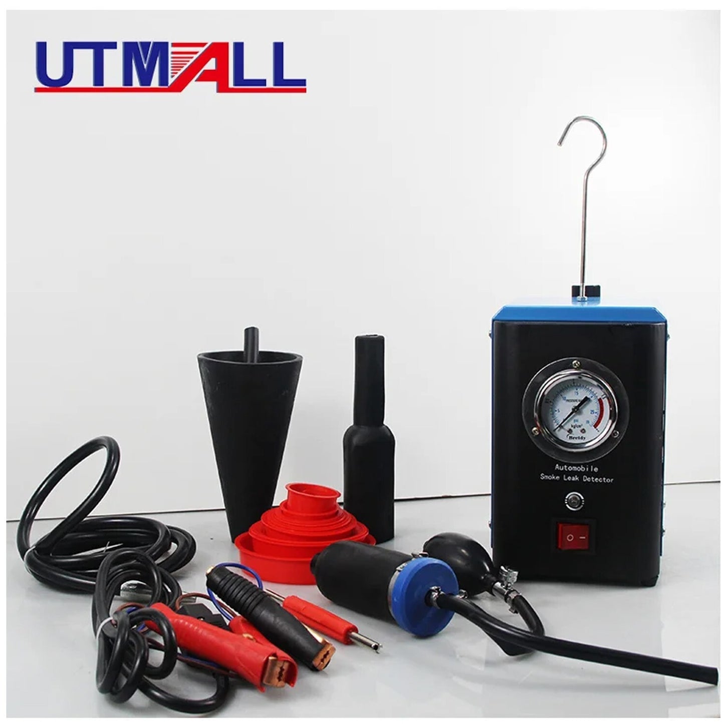 Car smoke generator leak detector, car exhaust and intake leak tester