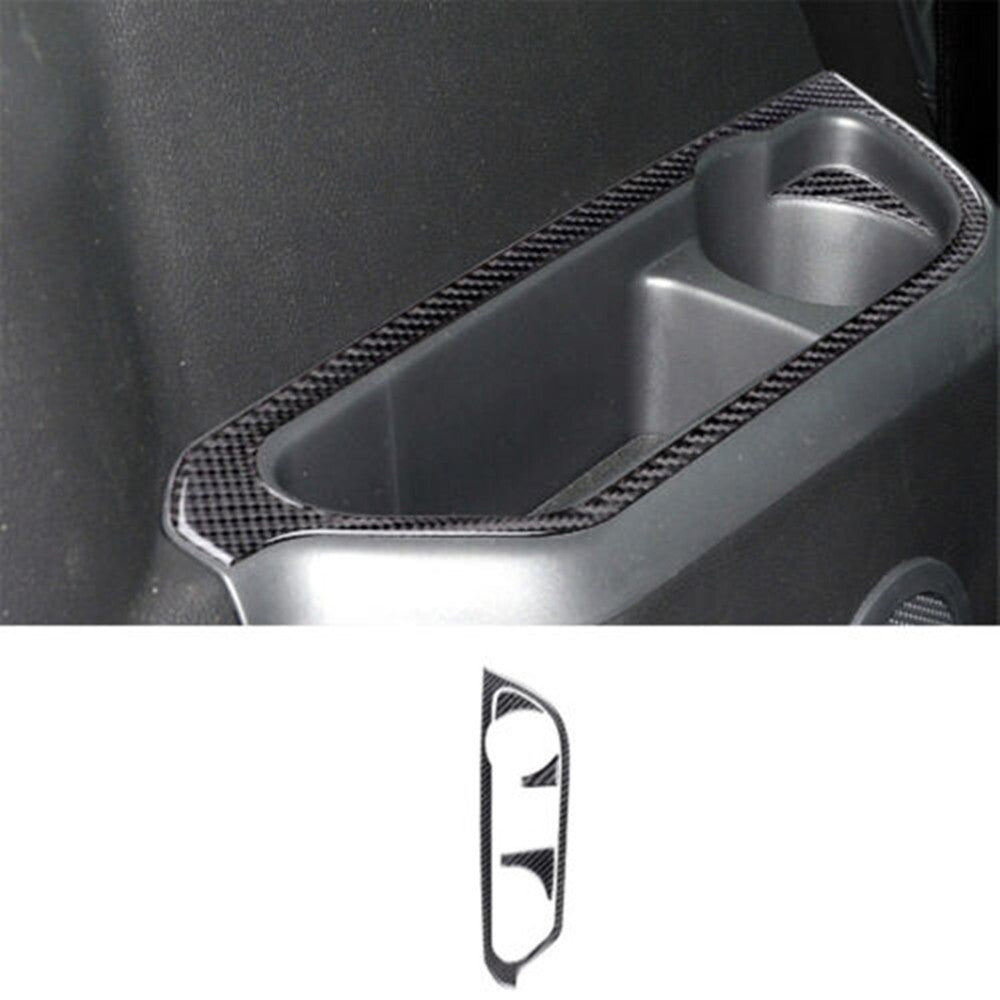 Red Carbon Fiber Window Conditioner Outlet Cover For GT-R R35 2008-2016 v