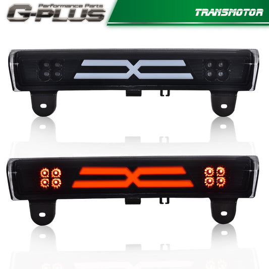 Suitable for 00-06 TAHOE for YUKON Third 3RD tail brake light and rear deflector light (black)