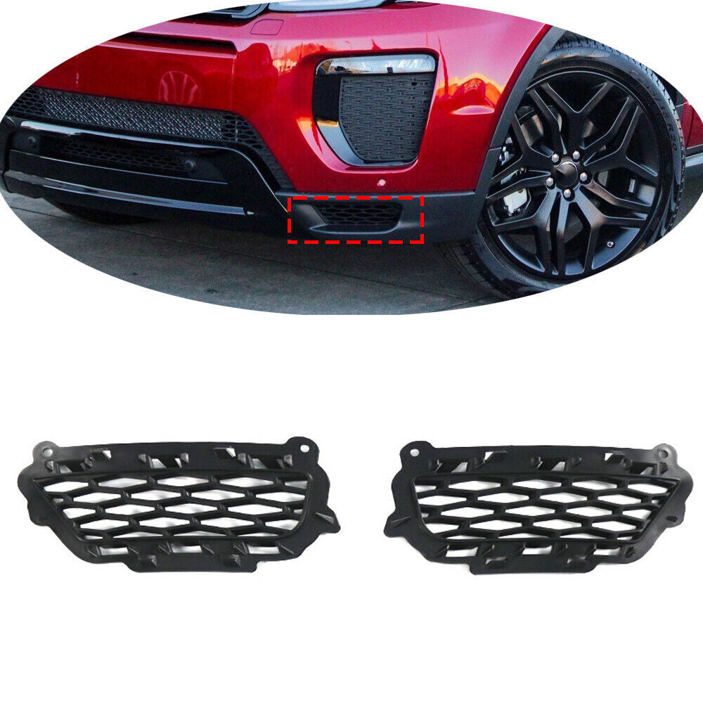 Front Fog Driving Light Cover Grille for Land Rover for Range Rover Evoque 2016-2019