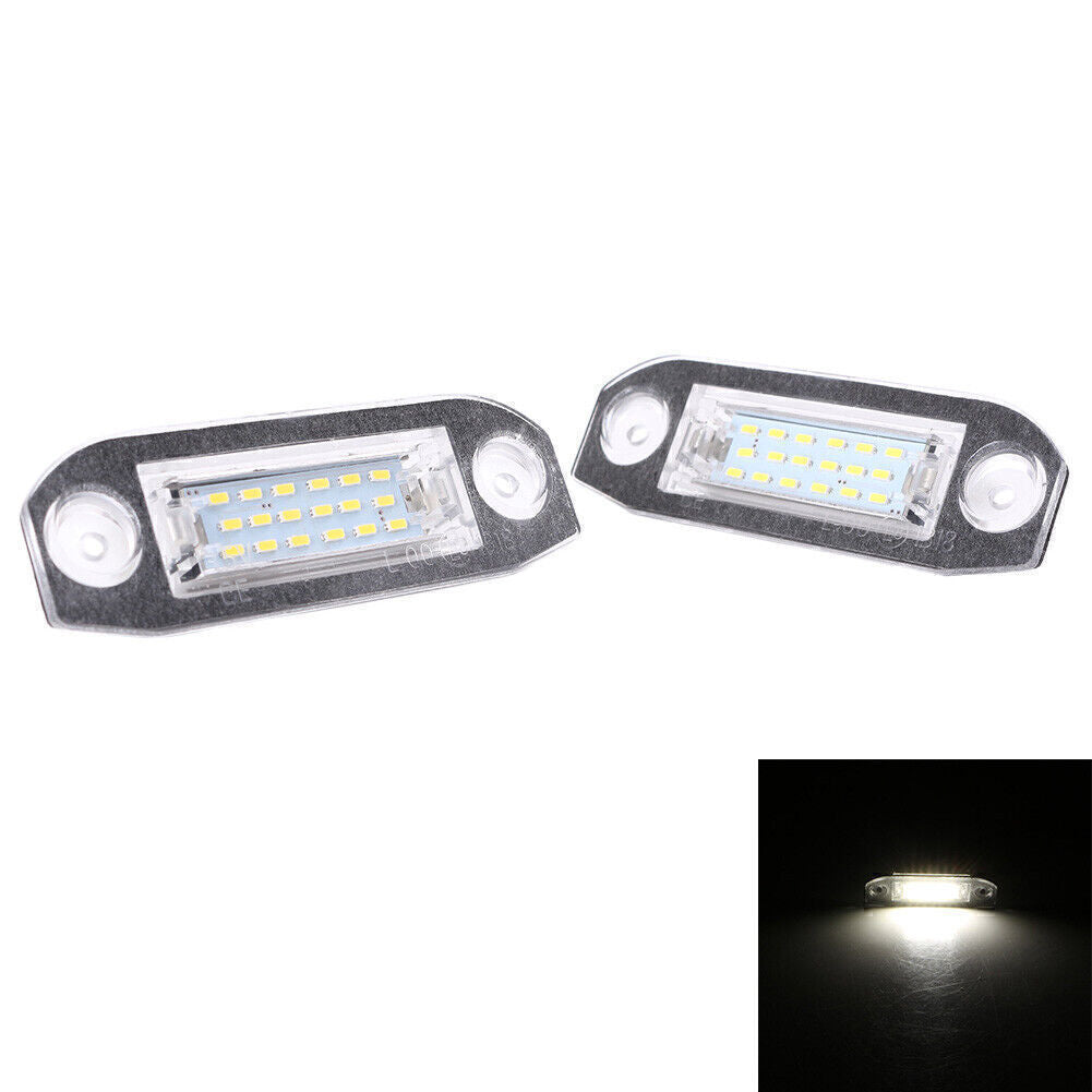 for Volvo V70 2000-2013 CX60 2008-2013 2009 2x LED License Plate Lights Lamps