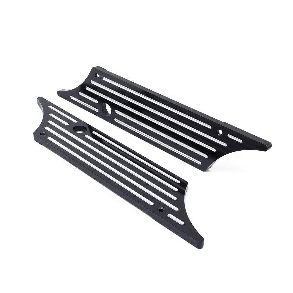 Black CNC Billet Saddlebag Latch Cover for Harley Touring Hard Bags 1993-2013 Q