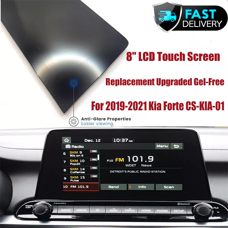 8 LCD DISPLAY WITH TOUCH SCREEN For 2019 2020 2021 for Kia Forte Nav Radio n