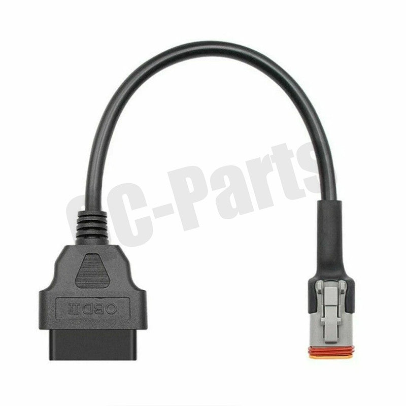 1X for Harley Davidson Motorcycle 4 Pin to 16 Pin OBD2 Diagnostic Cables Adapter Q