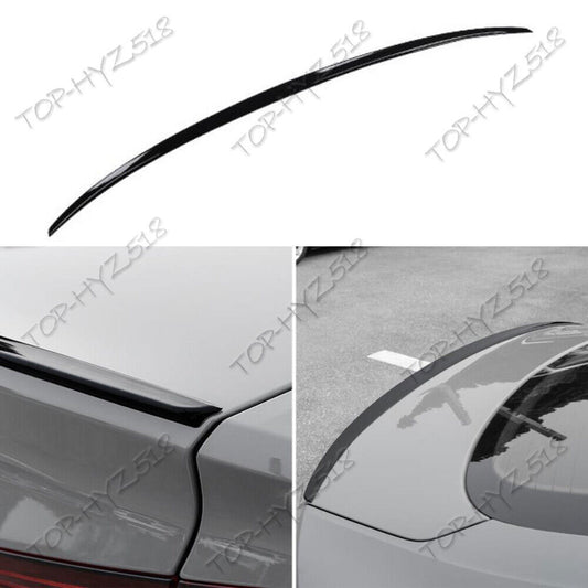 for Audi A5/S5 2019-2024 ABS Glossy Black Rear Spoiler Tail Trunk Lip Wing Bar Q n