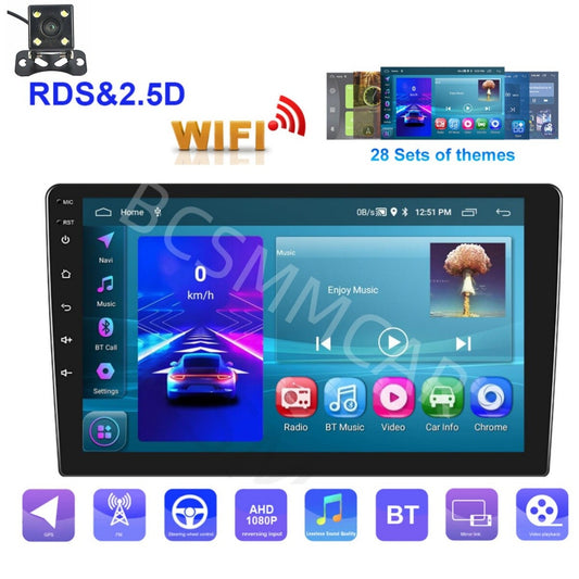 2G+64G 10in Android 13 Car Radio GPS Double 2 Din For Apple CarPlay Android Auto