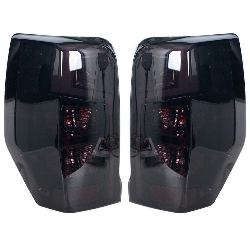 1 Pair Tail Light Rear Lamp Smoked Black LED for MITSUBISHI TRITON MR 2019-2021