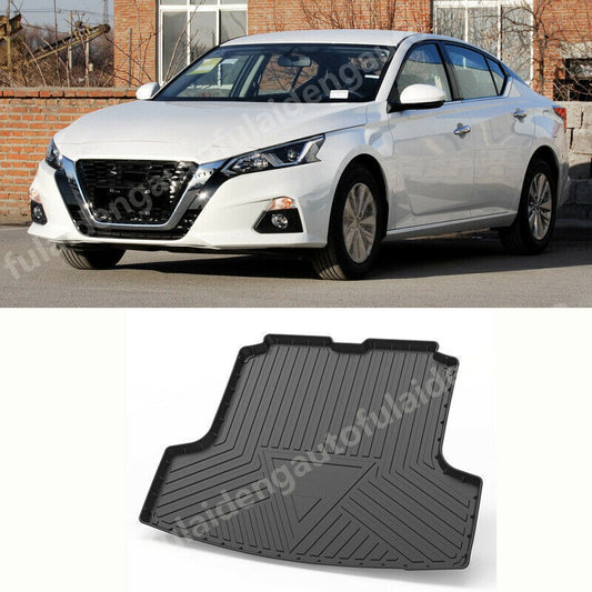 for Nissan Teana Altima 2019-22 All weather Trunk Cargo Floor Cover Mat TPO Trim