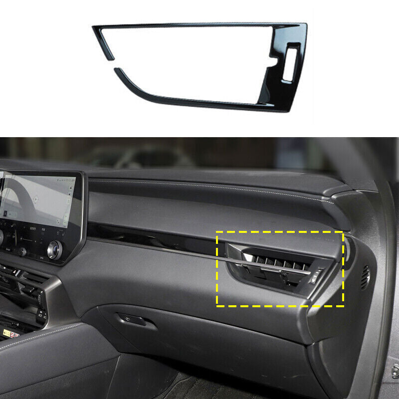 Black Titanium Right AC Air Outlet Vent Cover Trim 1P for Lexus RX350h 2023-2024