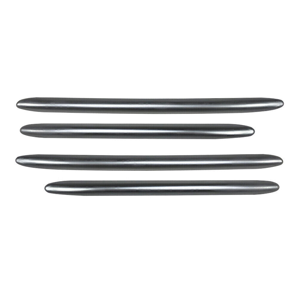 4x for Benz C-Class W206 Silver Front Bumper Splitter Fins Body Spoiler Canards