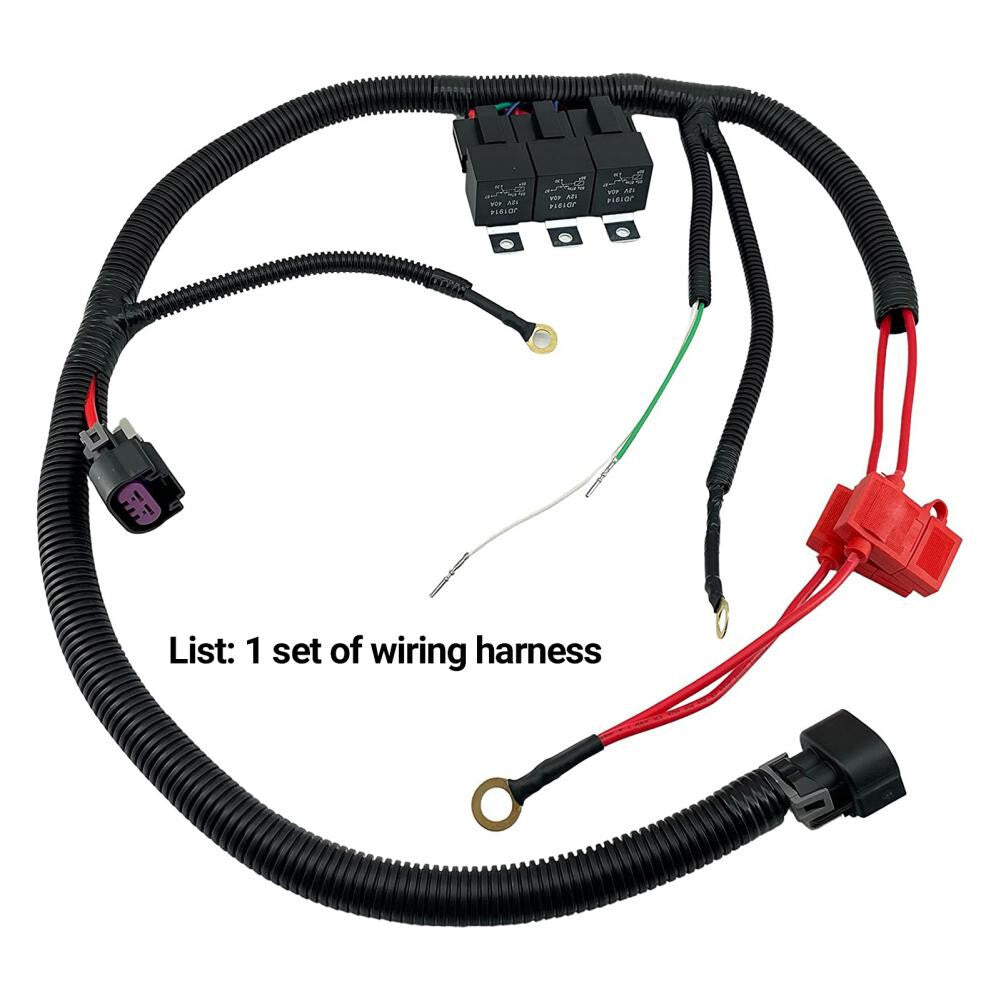Practical Dual Electric Fan Upgrade Wiring Harness Fit For 1999¨C2006 ECU Control