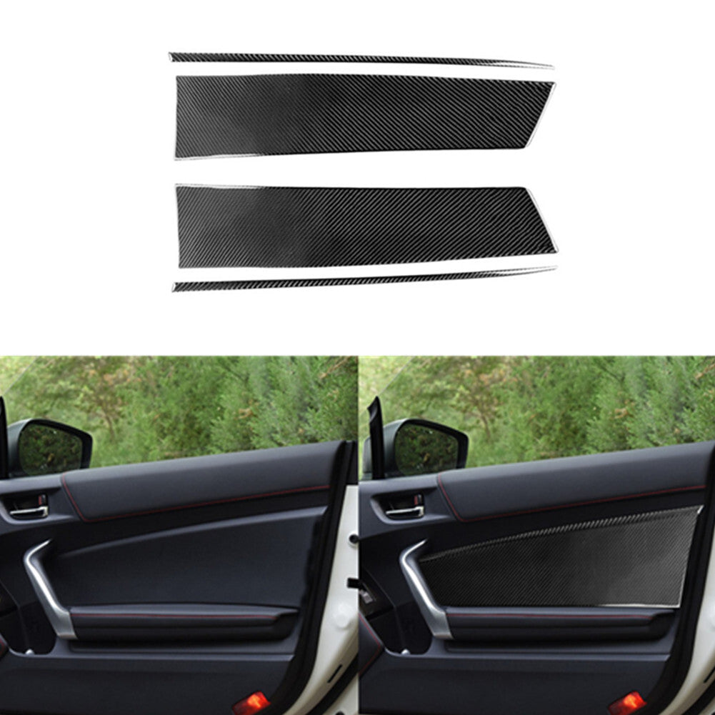 Carbon Fiber Central Armrest Panel Trim For 86 for Subaru BRZ 2017-2019 TypeB v