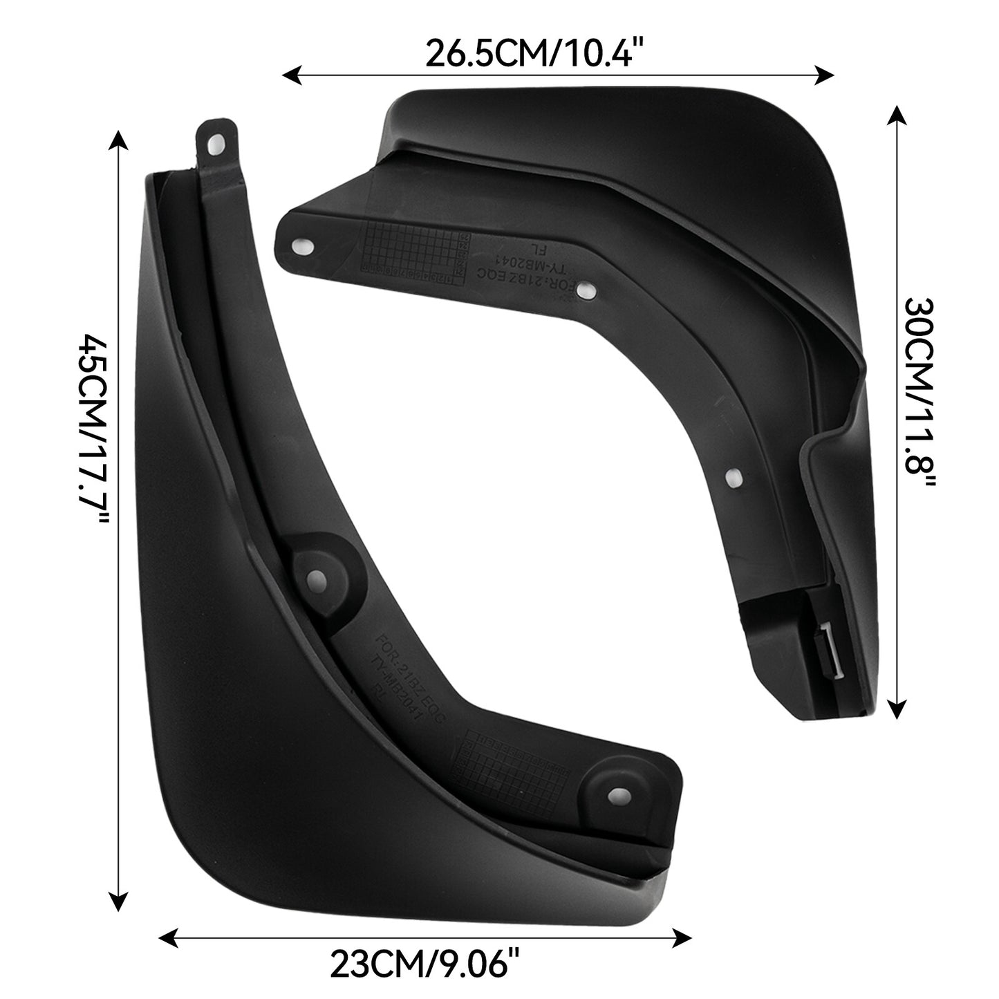 Mudguards for Chery Omoda 5 Splash Guards Mudflaps Mud Flaps Fenders 2023 2024 Q