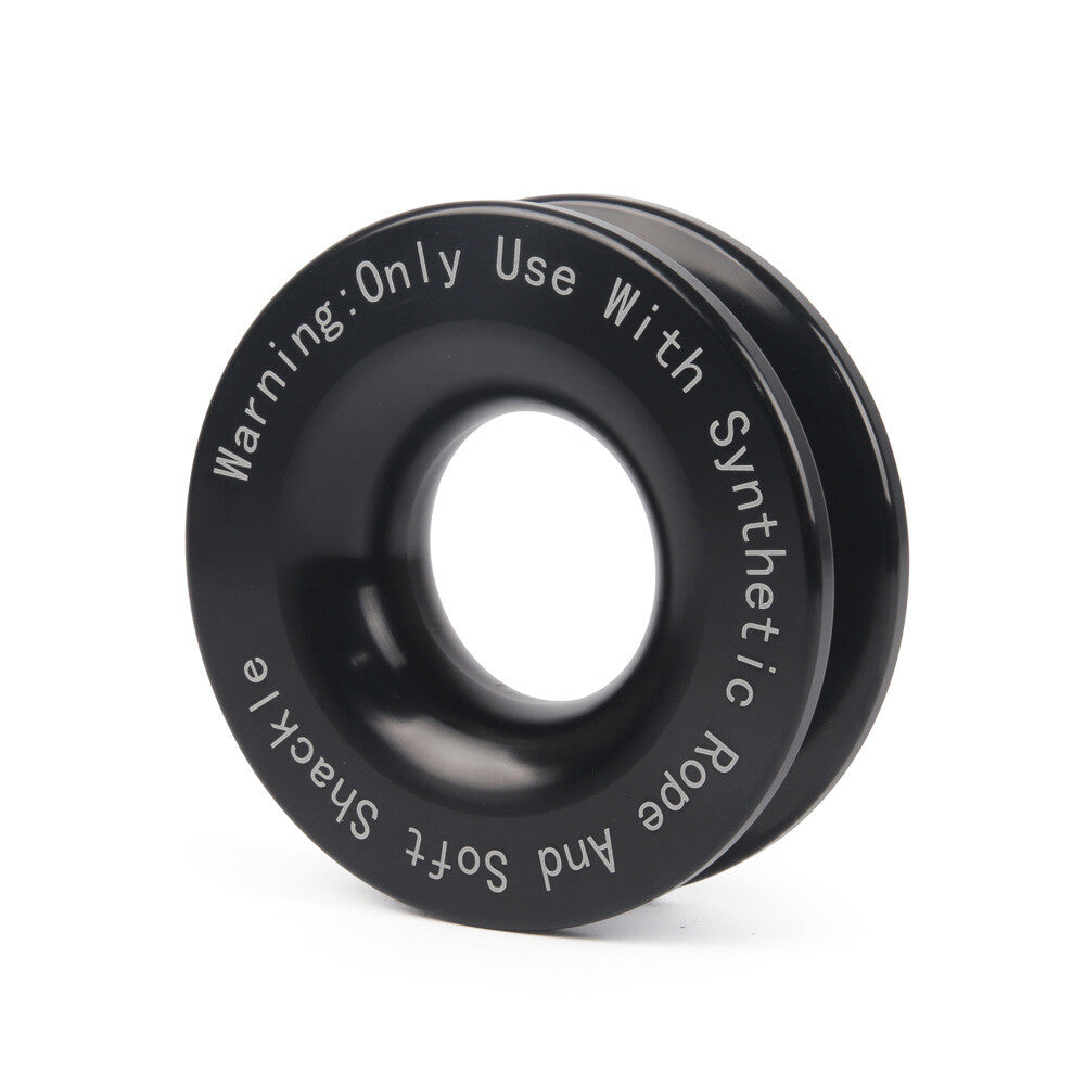 Heavy Duty Recovery Ring Snatch Block Pulley w/ Soft Shackle Tow Winch Rope K7C1 Q