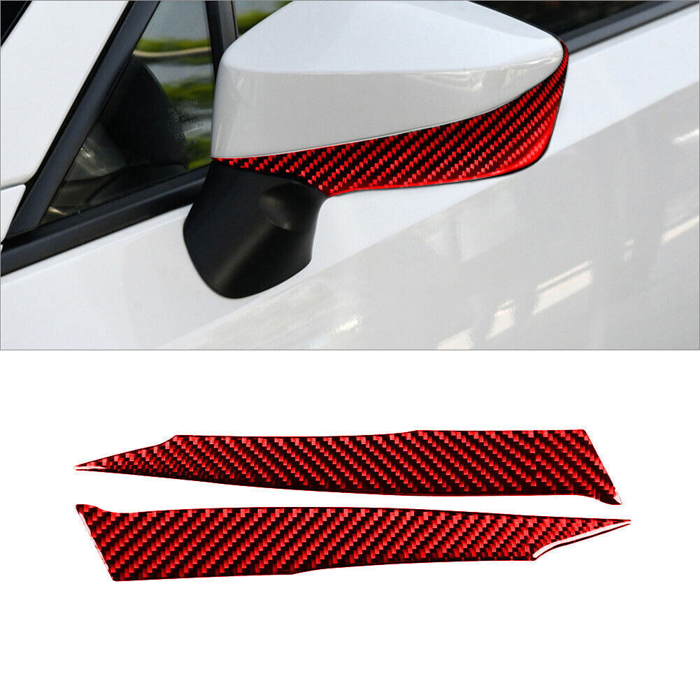 2Pcs Carbon Fiber Side Air Vent Outlet Cover Trim for Honda CRV CR-V 2015-2016 v