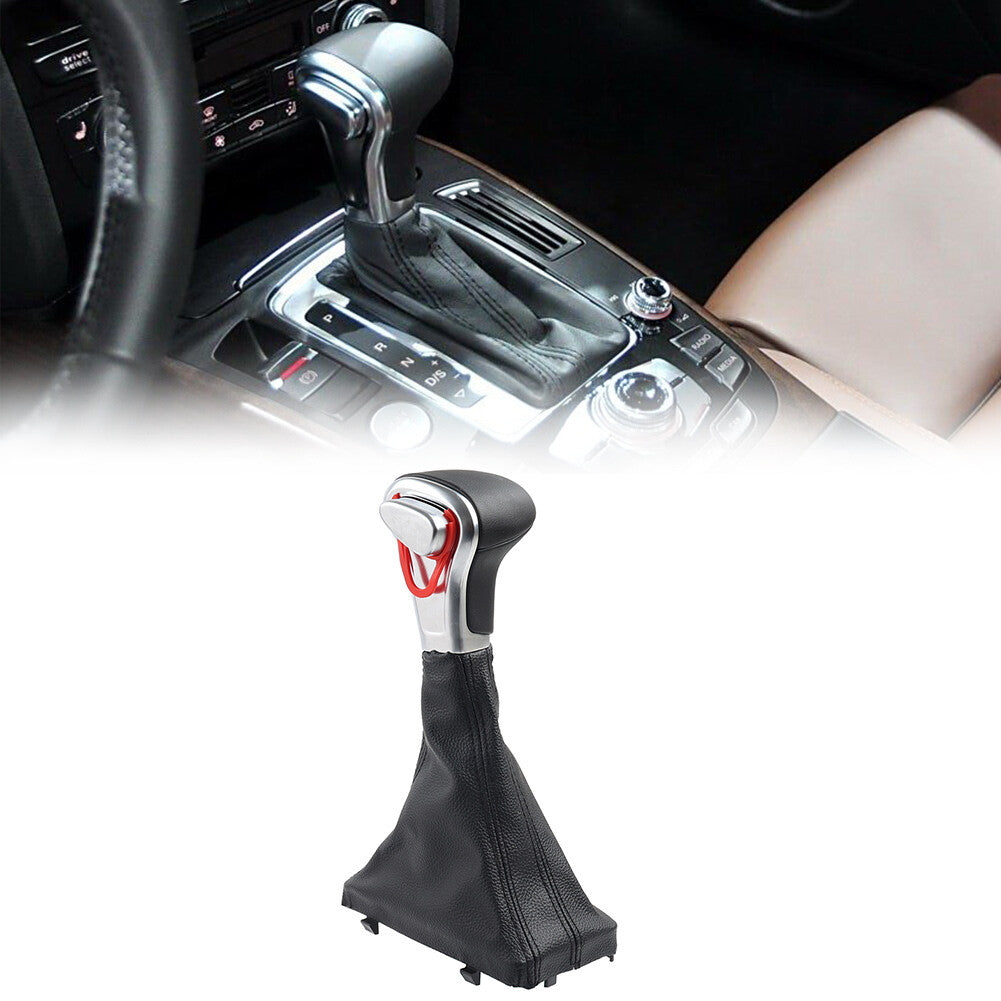 Automatic Gear Shift knob Shifter Leather Gaiter Boot for Audi A3 A4 A5 A6 Q5
