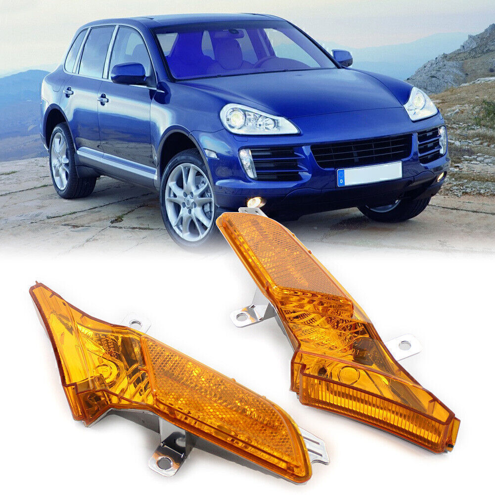Pair Front Side Marker Light for Porsche for Cayenne 2008 2009 2010
