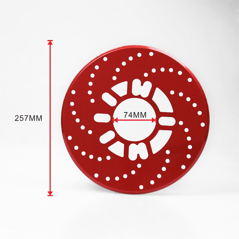 4PCS 10.12 Car Wheel Brake Disc Cover Decorative Rotor Cross CNC Aluminum Alloy v