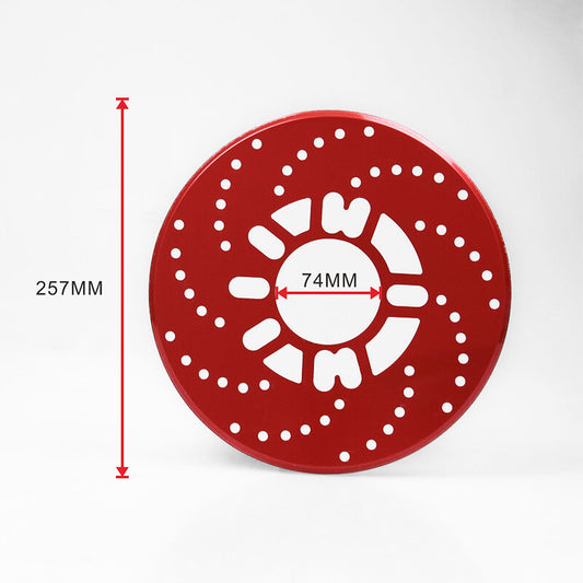 4PCS 10.12 Car Wheel Brake Disc Cover Decorative Rotor Cross CNC Aluminum Alloy v