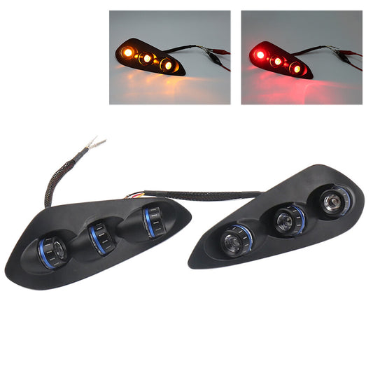 Integrated Tail Light Rear Turn Signal Light Blue for BMW S1000RR 2023 2024