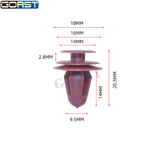 25-piece front and rear door trim panel retainer clips suitable for GM for Toyota for Camry and for Corolla