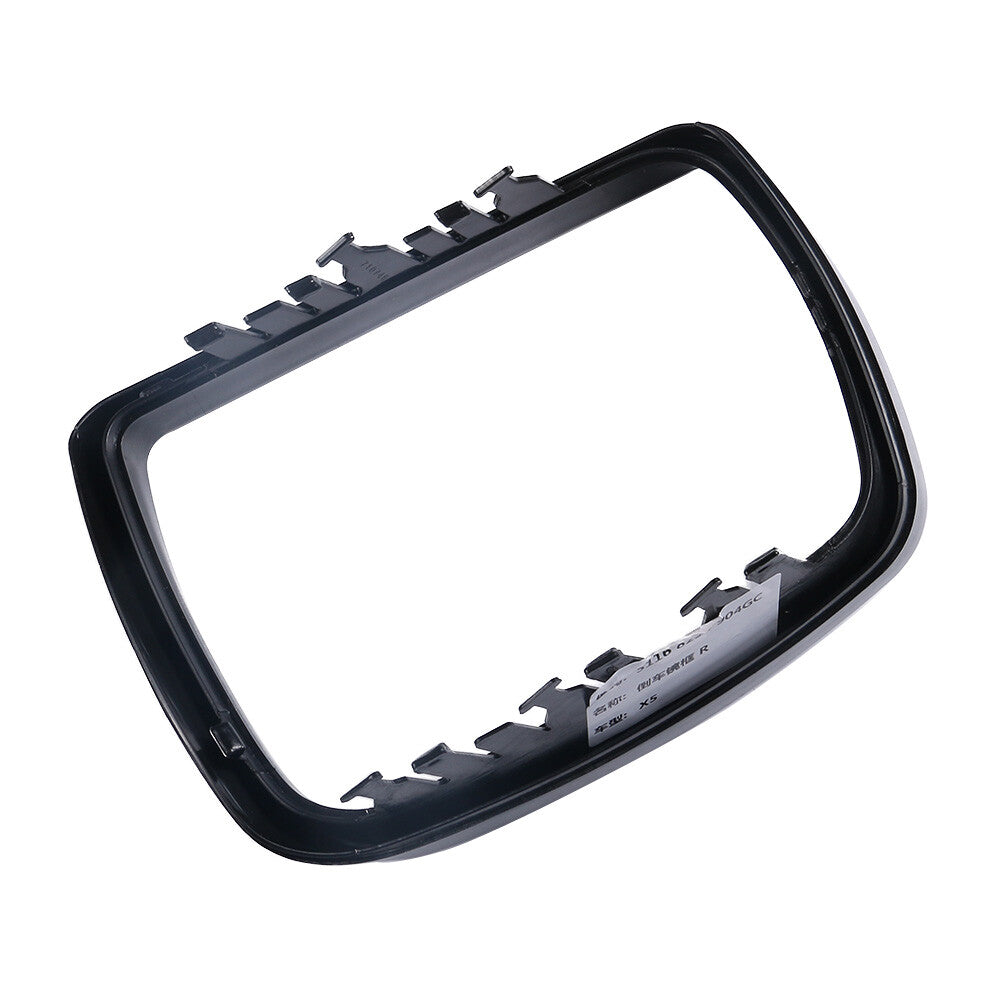 Right Side Mirror Cover Cap Trim Ring Black Replacement for X5 E53 1999-2006