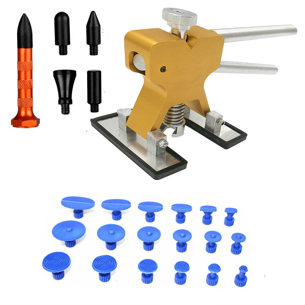 Car Dent Removal Paintless Dent Puller Lifter Repair Kit Hail Removal 18 Tab Set v